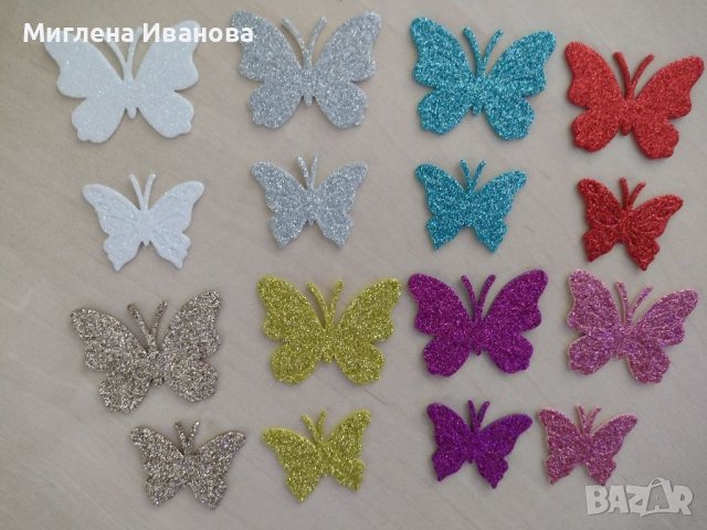 Заготовки от хартия - пеперуди, сърца и други , снимка 5 - Други услуги - 39352746