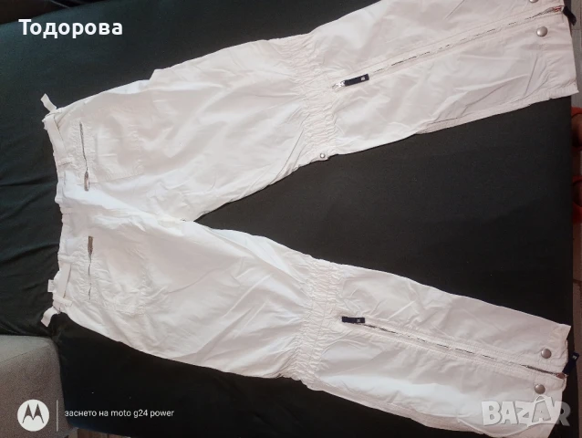 бял мъжки панталон Emporio Armani , снимка 2 - Панталони - 51368503