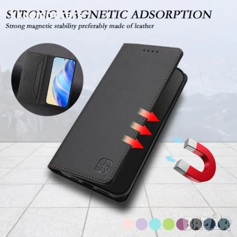 ZTE Blade V70 Vita / V70 Design Magnetic Wallet/ RFID Калъф и Протектор, снимка 11 - Калъфи, кейсове - 53034017