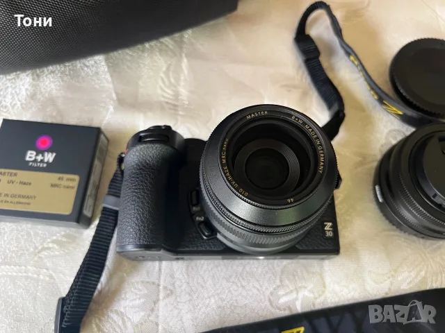 Nikon Z30 + 2 обектива | 16-50mm VR + 24mm f/1.7 DX + Nikon SB-500, снимка 3 - Фотоапарати - 56107586