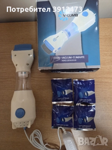 Чисто нов Уред за премахване на въшки и техните яйца V-Comb, снимка 2 - Други - 52105445