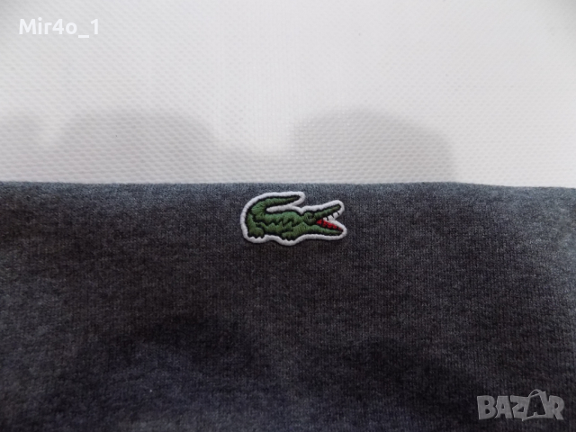 блуза lacoste худи фанела суитчър горнище елек мъжка спорт оригинал L, снимка 3 - Спортни дрехи, екипи - 44783934