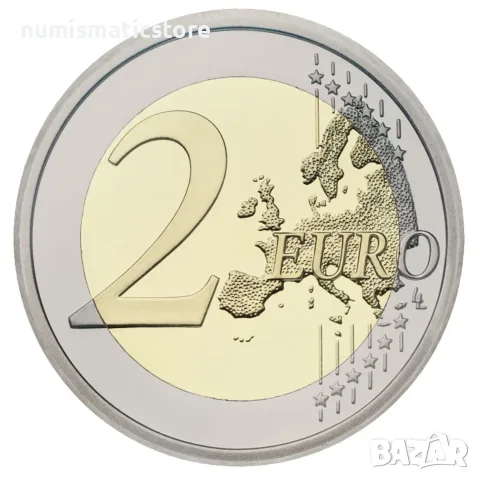 2 евро Словения 2026 Иван Цанкар UNC, снимка 2 - Нумизматика и бонистика - 56300064