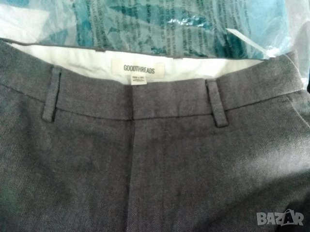 Нов мъжки панталон Goodthreads 28W/30L, памук, нов, снимка 2 - Панталони - 31802582