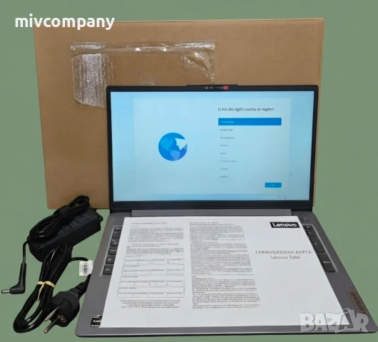 Лаптоп Lenovo IdeaPad Slim 3 15ABR8 НОВ!!!
