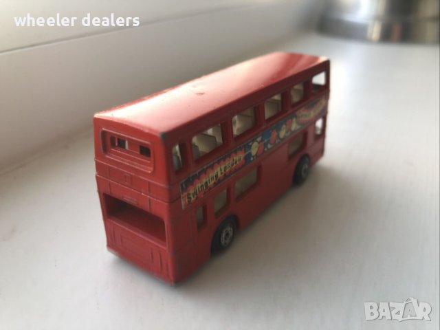 Метална количка автобус Matchbox The Londoner в мащаб 1:121, снимка 3 - Колекции - 39835784