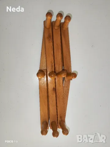 Малка дървена закачалка , снимка 3 - Закачалки - 50241745