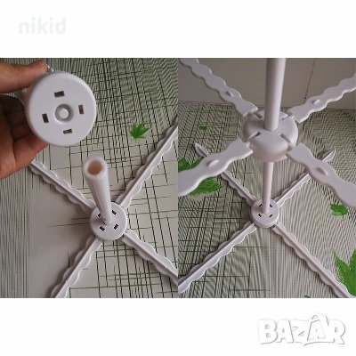 3 етажна Пластмасова стойка закачалка поставка за сушене на цветя и декорация от фондан бижута, снимка 5 - Други - 37599257