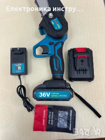 Акумулаторен Трион за Клони WERSTIL 36V 8Ah верижна резачка, снимка 5 - Други инструменти - 47570504