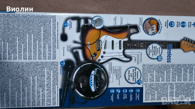 Китара с усилвател,колона