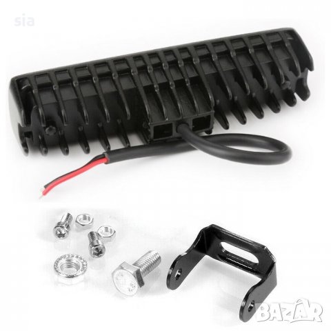 Халоген лед, за джипове, камиони, 54W, 3000Lm, 15см, 18 диода, снимка 2 - Аксесоари и консумативи - 37353761