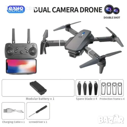 ДРОН с две камери 4K НА ТОП ЦЕНА, снимка 11 - Дронове и аксесоари - 48349223