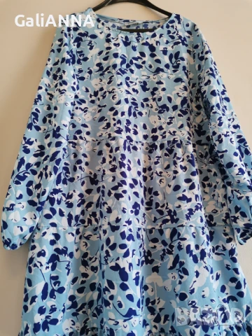 НОВА СТРАХОТНА РОКЛЯ С ВОЛАНИ XL, снимка 5 - Рокли - 50926246