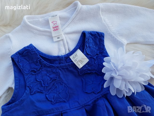 Детска рокля  H&M  2-4 месеца, снимка 5 - Бебешки рокли - 29309469