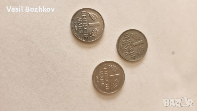 Лот от 1 германска марка, снимка 2 - Нумизматика и бонистика - 53934951