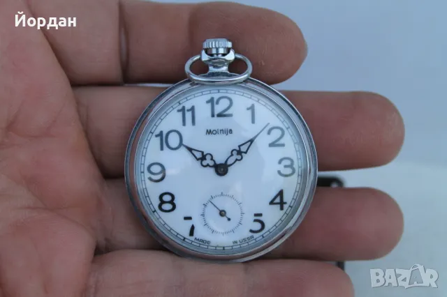 СССР часовник ''Молния'' , снимка 11 - Антикварни и старинни предмети - 50413339