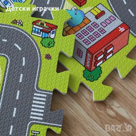 Мек пъзел килим за пода с картинки 60х60см , снимка 5 - Игри и пъзели - 52249266