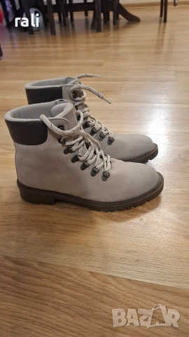 Бежови боти LC, снимка 7 - Дамски боти - 53223485