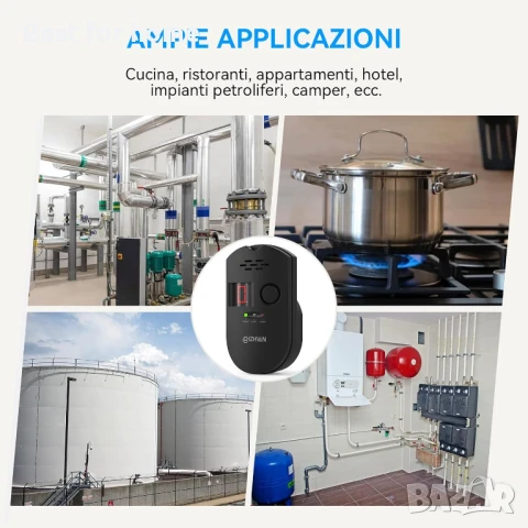 Газов детектор CHZHVAN, снимка 7 - Друга електроника - 51084869