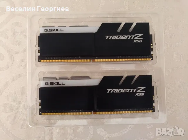 G.skill Trident Z RGB 16GB (2x8GB) DDR4 4400MHz CL 18-19-19-39 1,4V, снимка 3 - RAM памет - 49233759