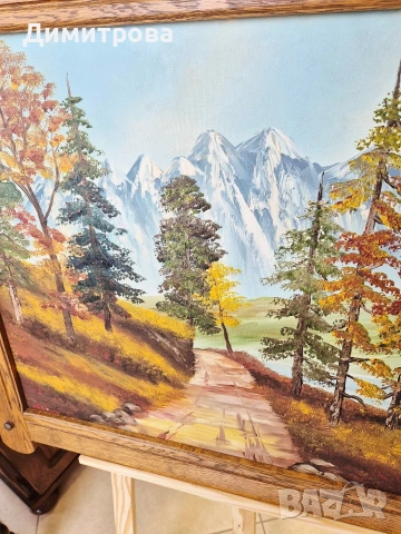 Картина рисувана върху платно , снимка 3 - Картини - 54227695