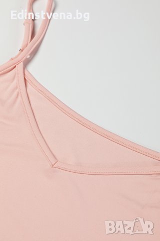 Дамска ефектна блуза в розово с дълъг ръкав, снимка 10 - Блузи с дълъг ръкав и пуловери - 42781548