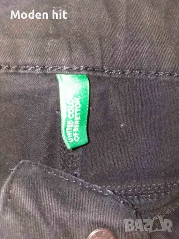 Benetton черен еластичен панталон за момче размер до 158 см. /12-13 г./, снимка 3 - Детски панталони и дънки - 49849133