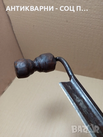 Стар Ръчно Кован Дърводелски Рукан., снимка 8 - Антикварни и старинни предмети - 51556629