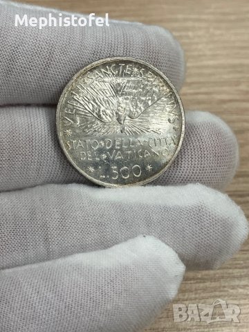 500 лири 1978 г, Ватикана - сребърна монета, снимка 2 - Нумизматика и бонистика - 42364867