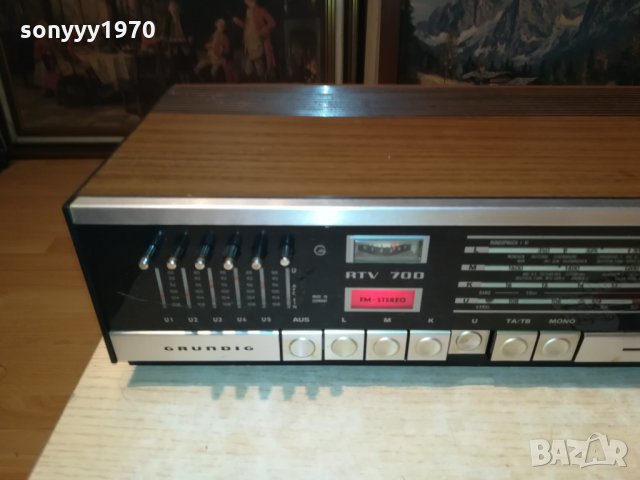 GRUNDIG RTV700-MADE IN WEST GERMANY 2412212048, снимка 7 - Ресийвъри, усилватели, смесителни пултове - 35236016