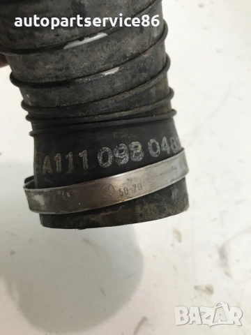 Маркуч интеркулер 2.3K за Mercedes SLK R170 (2001) A1110980483, снимка 2 - Части - 54149908