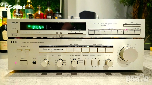 Denon Hi-Fi System | PMA-737 + TU-747 | Champagne | Vintage Japan | Перфектно състояние, снимка 2 - Ресийвъри, усилватели, смесителни пултове - 53951931