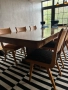 възстановени винтидж маса и столове, снимка 2
