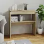 vidaXL Конзолна маса, дъб сонома, 80x30x80 см, инженерно дърво, снимка 2