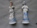 Чифт порцеланови фигури 19см., снимка 3