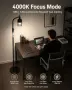 Лампион LED подова лампа VARICART 170 cm с RGB и опушен стъклен абажур, снимка 4