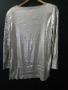 маркова ластична сребриста блуза, снимка 2