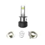 LED крушка H4 за мотоциклет 12V 15 W студено бяла, снимка 1