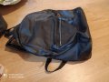 Черна кожена раница Venice, снимка 3