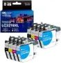 Нови 8 броя мастилници LC3219XL за Brother MFC-J5330DW J6930DW LC3217 мастило принтер печат тонер, снимка 1