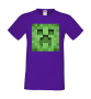 Мъжка тениска Creeper Face 3,майнкрафт,Minecraft,Игра,Забавление,подарък,Изненада,Рожден Ден., снимка 14