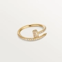CARTIER Nail Juste un Clou Gold Small Paved Diamonds Пръстен Пирон, снимка 12