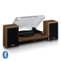 Грамофон и колони Lenco LS 100WD кафяв, снимка 2