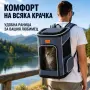 Премиум раница за домашни любимци до 7 кг – Вентилирана, ергономична и удобна за пътуване, снимка 1