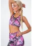 Спортен дамски топ в цветен десен MR15487, снимка 2