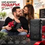 Мъжки портфейл за карти с RFID защита, автоматично изваждане и магнитно затваряне, снимка 1
