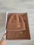 Loewe Дамски Комплект Шапка + Шал Кафяв Най-Висок Клас , снимка 2