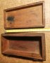 дървена пирографирана кутия антика, снимка 7