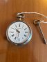 Джобен сребарен часовник A Mondoubleau, снимка 7