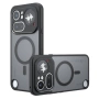 Магнитен Матов Калъф за Nothing Phone (4a) Pro - TPU+PC, 2.4m Airbag, 0.5mm защита, Черен, снимка 1
